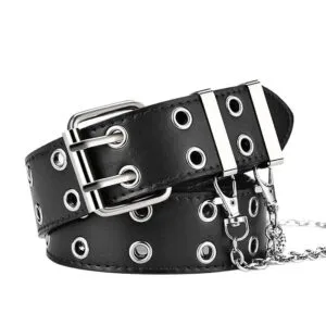 Ceinture Gothique Femme avec Chaîne Métallique 3 ceinture gothique femme
