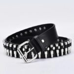 Ceinture Steampunk Gothique Punk Balles Clous