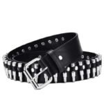 Ceinture Steampunk Gothique Punk Balles Clous