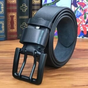 ceinture homme cuir noir double ardillon style steampunk roas300 561 1