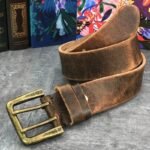 Ceinture Steampunk Homme Cuir Vieilli Rétro