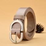 ceinture vintage a boucle pour femme beige 61 66cm ceintures 896 1