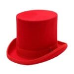 Chapeau Haut de Forme Rouge