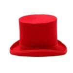 Chapeau Haut de Forme Rouge pour Femme et Homme - ROAS400%