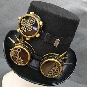 chapeau steampunk avec accessoires retro futuristes 61cm roas400 143 1