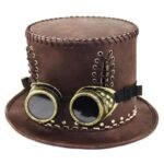 Chapeau Steampunk Lunettes Bronze