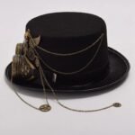 Chapeau Steampunk Lunettes Détails Soignés