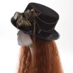 Chapeau Steampunk Lunettes Détails Soignés