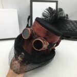 Chapeau Steampunk Voile Chic Femme