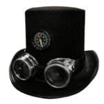 Chapeau Steampunk Feutrine Rétro Futuriste pour Homme et Femme - ROAS300%