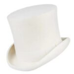 Chapeau Steampunk Blanc Aristocratique