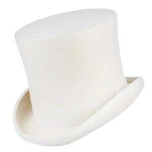 chapeau steampunk forme blanc vintage aristocratique 55cm roas400 624 1