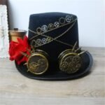 Chapeau Steampunk Haut De Forme Détails