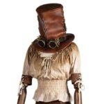Chapeau Steampunk Haut De Forme Lunettes Soudeur