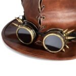 Chapeau Steampunk Haut De Forme Lunettes Soudeur