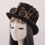Chapeau Steampunk Haut De Forme Cabaret