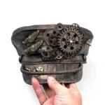 chapeau steampunk kepi avec engrenages metalliques roas400 487 1