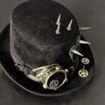 Chapeau Steampunk Noir Cosplay