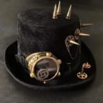 Chapeau Steampunk Noir Cosplay