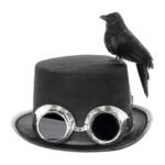 Chapeau Steampunk Oiseau Lunettes