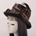 chapeau steampunk savant unisexe vintage roas400 877 1