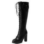 Chaussures Steampunk Montantes Femme Victorien