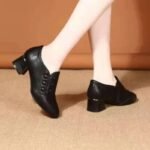 chaussures victoriennes elegantes pour femme noir 42 bottes 459 1