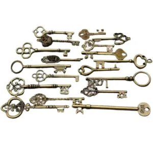 Clés Steampunks pour Accessoires de Mode Personnalisés 1 breloque clé