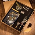 Coffret Steampunk Écriture Vintage