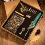Coffret Steampunk Écriture Vintage
