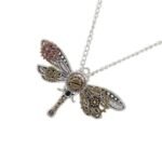 Collier Papillon Steampunk Original