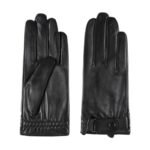 Gant Steampunk Cuir Noir Rétro Futuriste