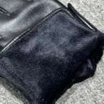 Gant Steampunk Cuir Noir Rétro Futuriste