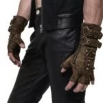 Gant Steampunk Rétro Futuriste Homme