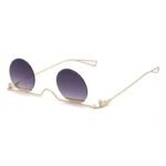 Lunettes Steampunk De Soleil Inversées Ronde