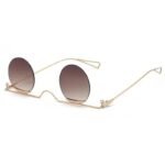 Lunettes Steampunk De Soleil Inversées Ronde