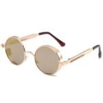 lunettes de soleil rondes look retro futuriste or roas200 739 1