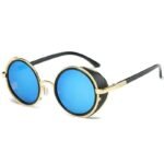 Lunettes Steampunk De Soleil Rondes Rétro