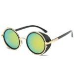 Lunettes Steampunk De Soleil Rondes Rétro