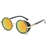 Lunettes Steampunk De Soleil Rondes Rétro
