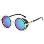 Lunettes Steampunk De Soleil Rondes Rétro