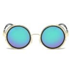 Lunettes Steampunk De Soleil Rondes Rétro