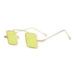 Lunettes de Soleil Carrées Vintage Homm