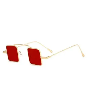 Lunettes de Soleil Steampunk Carrées Vintage 3 Lunettes de Soleil Carrées Vintage Homme