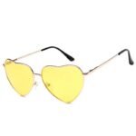Lunettes De Soleil Steampunk Cœur Dorées