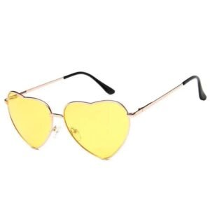 lunettes de soleil steampunk coeur dorees femme jaune roas200 818 1