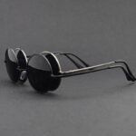 Lunettes De Soleil Steampunk Femme Noires