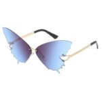 Lunettes Steampunk De Soleil Forme Papillon