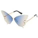 Lunettes Steampunk De Soleil Forme Papillon