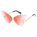 Lunettes Steampunk De Soleil Forme Papillon